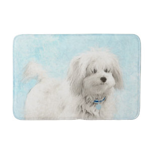 Coton de Tulear Painting - Niedliche Original Dog Badematte