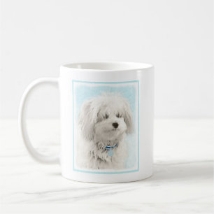 Coton de Tulear Painting - Niedliche Original Dog Kaffeetasse