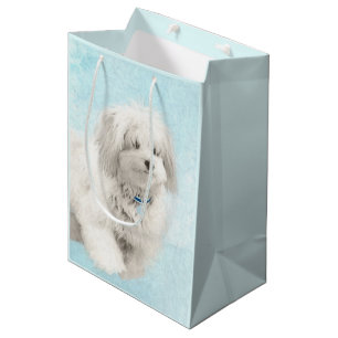 Coton de Tulear Painting - Niedliche Original Dog Mittlere Geschenktüte