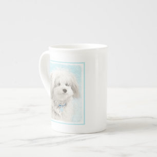 Coton de Tulear Painting - Niedliche Original Dog Prozellantasse