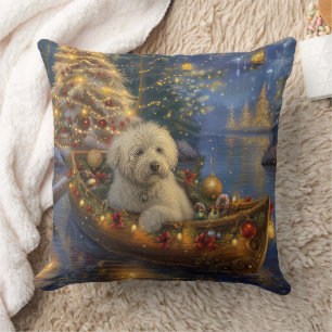 Coton De Tulear Weihnachtsreise Kissen
