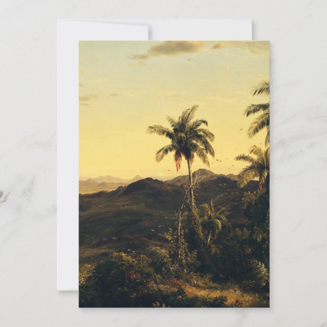 Cotopaxi aus den Anden von Frederic Edwin Ch Einladung (Vorderseite)