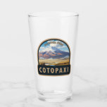 Cotopaxi Nationalpark Ecuador Art Vintag Glas<br><div class="desc">Cotopaxi Vektorgrafik Design. Der Park ist ein großes,  bewaldetes Gebiet in Ecuador,  das Teile von Cotopaxi,  Pichincha und Napo umspannt. Es ist bekannt für den aktiven,  schneebedeckten Vulkan Cotopaxi und den weiten Limpiopungo See.</div>