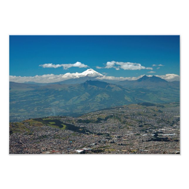 Cotopaxi & Quito Fotodruck (Vorne)