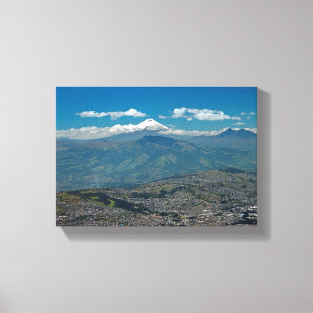 Cotopaxi & Quito Leinwanddruck (Vorderseite)