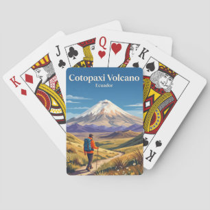 Cotopaxi Vulkan Ecuador Spielkarten