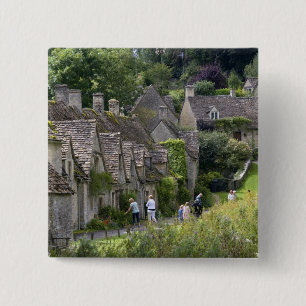 Cotswold Stein Hütten im Dorf Button