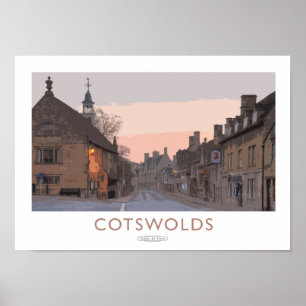 Cotswolds-Bahnplakat Poster