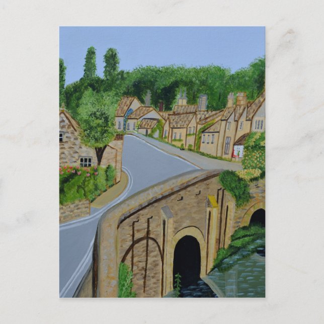 Cotswolds England Postkarte (Vorderseite)