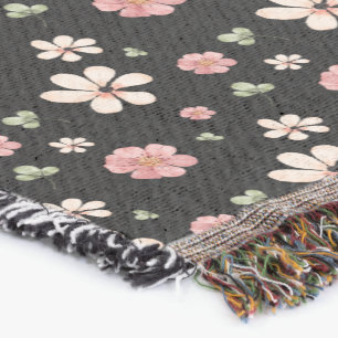 Cottage-Core-Aquarellfarben-Blume Decke