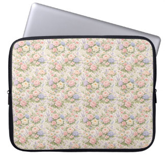 Cottage Garden Floral Pattern Laptopschutzhülle