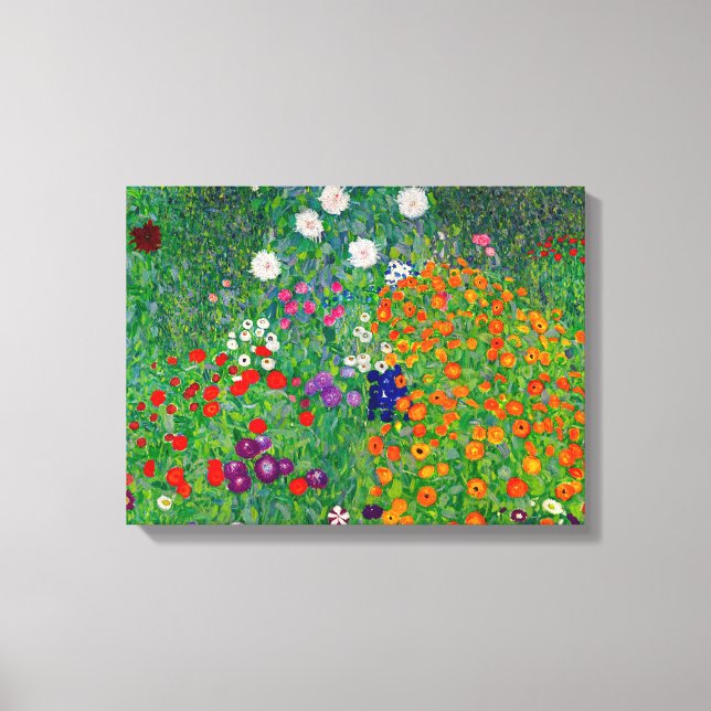 Cottage Garden Gustav Klimt Leinwanddruck (Vorderseite)