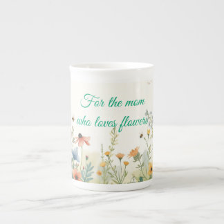 Cottage Garden Mom Floral Mother’s Day Gift Bone C Prozellantasse