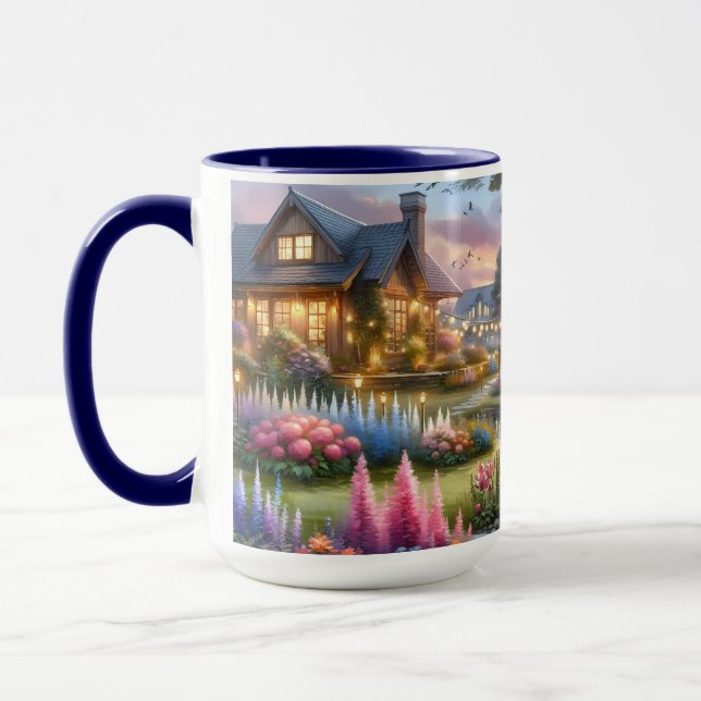 Cottage Garden Stream at Sunset Tasse (Links)