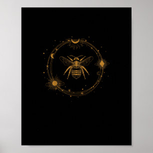 Cottagecore-Ästhetik-Akademie-Goblincore-Biene Poster