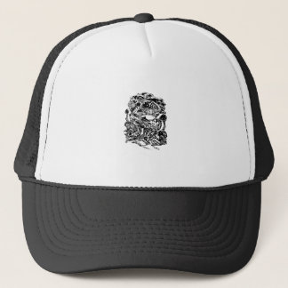 Cottagecore-Ästhetik-Frosch-Pilz-Goblincore-Kunst Truckerkappe