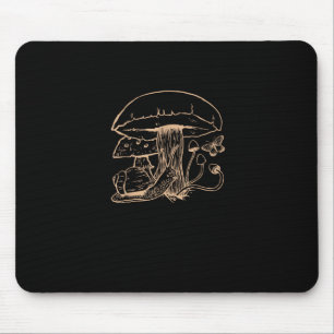 Cottagecore-Ästhetik Goblincore Pilz Schnecke Mousepad