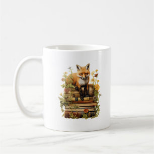Cottagecore-Ästhetik mit Buch Niedlich Goblincore Kaffeetasse