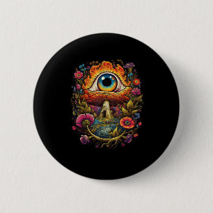 Cottagecore-Ästhetik-Pilz-Goblincore-Einfach S Button