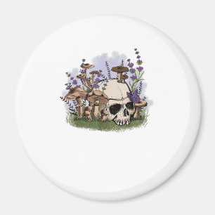Cottagecore-Ästhetik Pilz-Mann Goblincore Fantasie Magnet