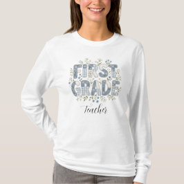 Cottagecore-Blumenlehrergeschenk T-Shirt