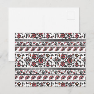 Cottagecore-Botanik-Blumenmuster Einladungspostkarte