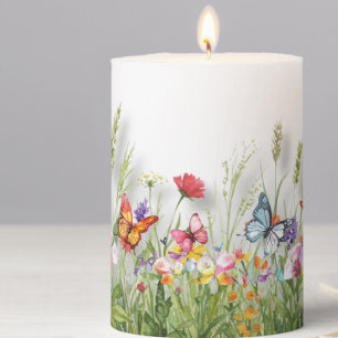 Cottagecore Floral- und Schmetterlingselemente Dec Seidenpapier