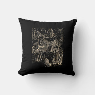 Cottagecore Goblincore Teich Schnecke Schwimmen Fr Kissen