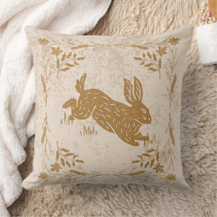 Cottagecore-Hase Kissen
