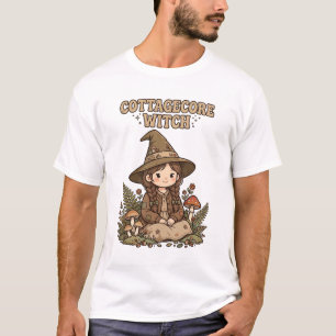 Cottagecore-Hexenpilz-Halloween-Kunst T-Shirt