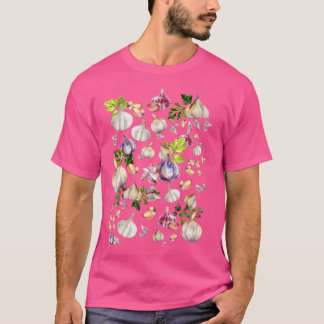 Cottagecore Knoblauch Zwiebel Gemüsegarten Knoblau T-Shirt
