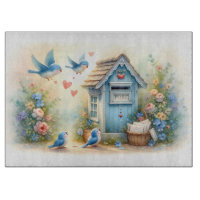 Cottagecore Liebesbriefe Blaue Postbox