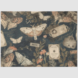 Cottagecore Mondschmetterling Botanik Apotheke Seidenpapier