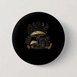 Cottagecore Pilze Fungi Goblincore Ästhetik Button