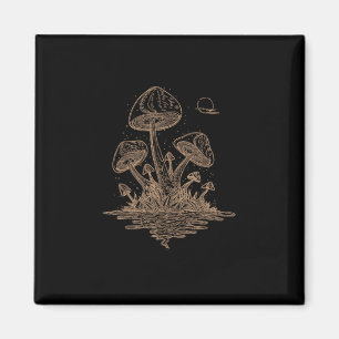 Cottagecore Pilze Fungi Goblincore Ästhetik Magnet