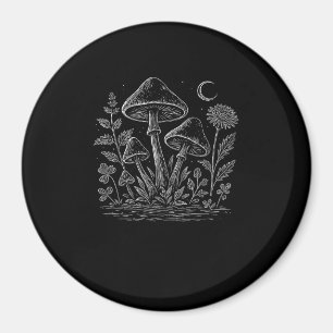 Cottagecore Pilze Fungi Goblincore Ästhetik Magnet