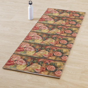 Cottagecore Renoir Blumenlandschaft Vintage Kunst Yogamatte