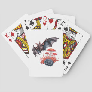 Cottagecore Schmetterlinge Fledermäuse Pilz Goblin Spielkarten