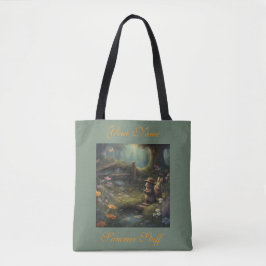 Cottagecore Sommerhasen am Bach Sommer Tasche