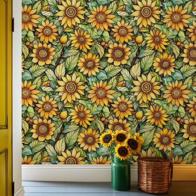 CottageCore Sonnenblumen Tapete (Von Creator hochgeladen)