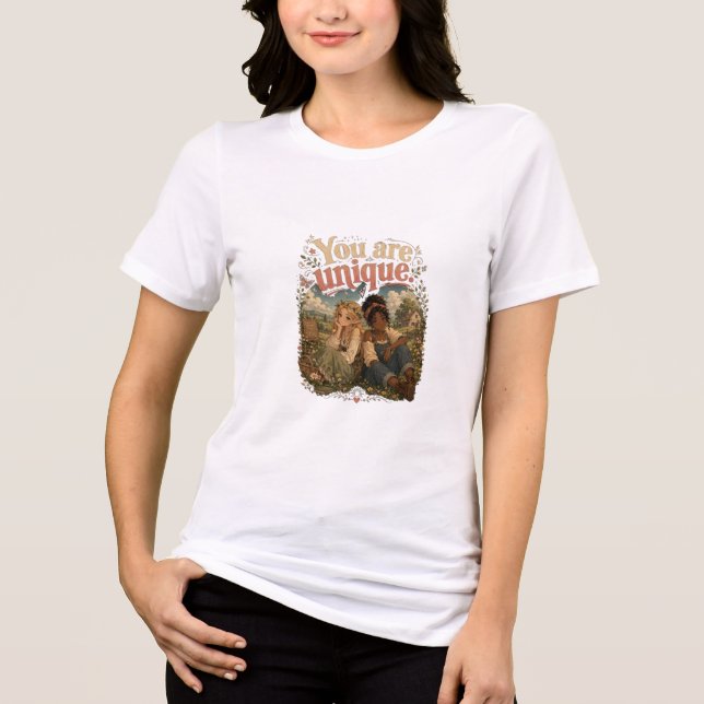 Cottagecore Tri-Blend Shirt (Vorderseite)