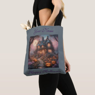 Cottagecore-Verlassenes Halloween-Haus Tasche