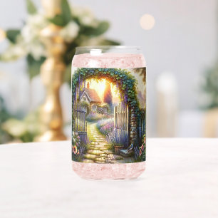 Cottagecore Verzauberter Gartenpfad Dosenglas