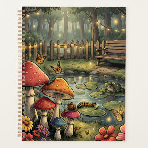 Cottagecore-Waldszene Planer