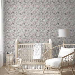Cottages Soft Pastel Baby Kinderzimmer Tapete