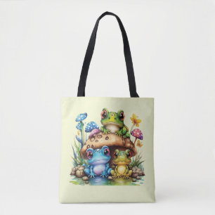 Cottages Toadstool Pilz und Frosch Tasche