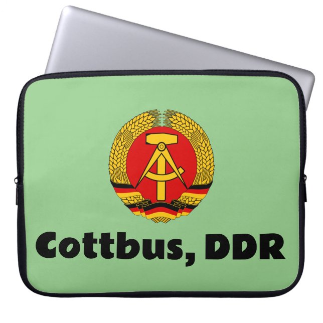 Cottbus, DDR, DDR Ossi Laptopschutzhülle (Vorderseite)