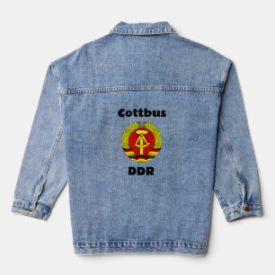 Cottbus, DDR - Deutsche Demokratische Republik Jeansjacke
