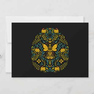 CottemCore Boho Blume Skandinavische Folklorekunst Einladung