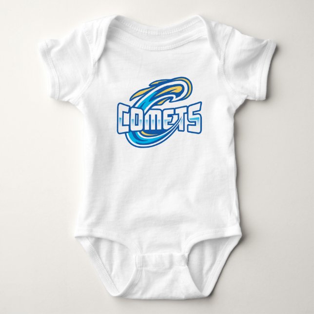 Cottey College Comets Baby Strampler (Vorderseite)